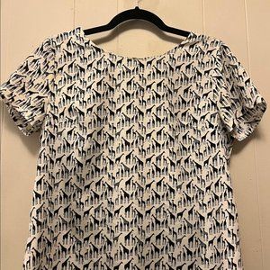 J Crew Giraffe Shirt